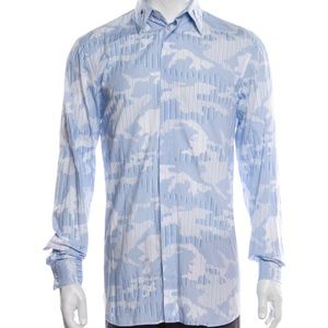 Givenchy Men’s Printed Long Sleeve Shirt